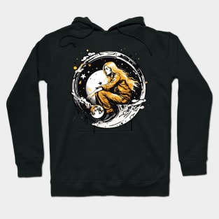 golden hair woman Hoodie